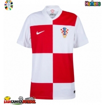 Camisa de Futebol Croácia Equipamento Principal Europeu 2024 Manga Curta